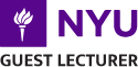 New York University Guest Lecturer logo